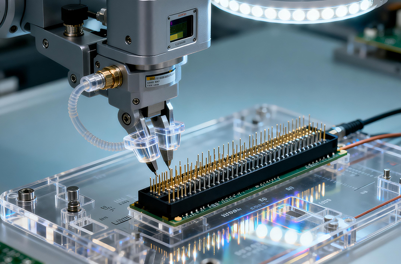 Automated Testing and Assembly Line for Electrical Components